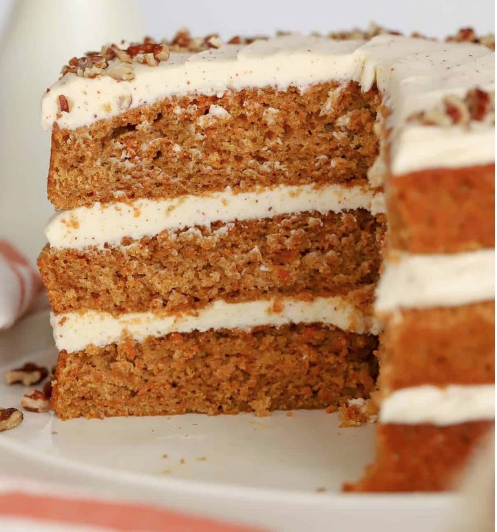 Carrot Cake w/ Brown Butter Cream Cheese Frosting