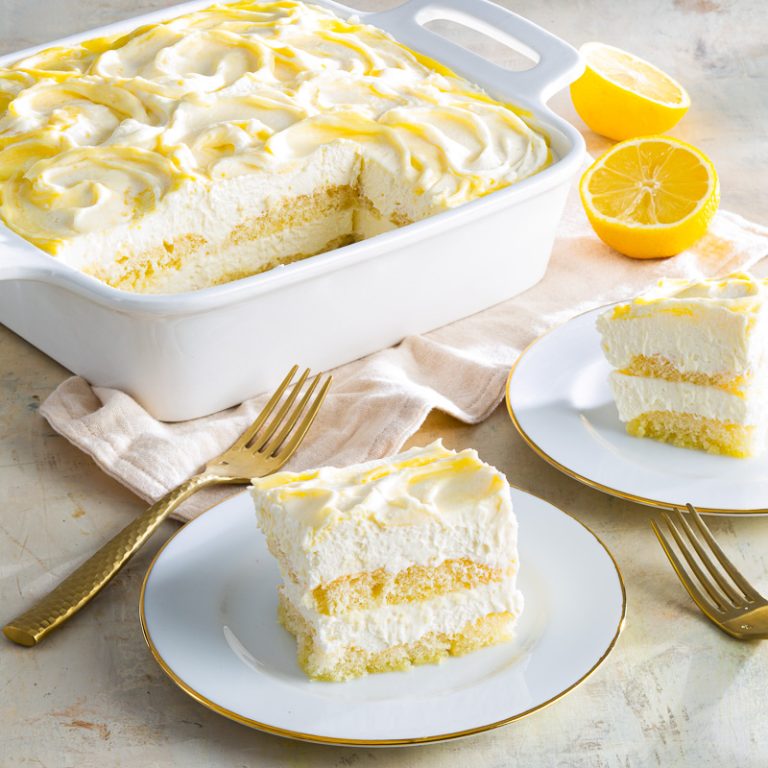 Lemon Tiramisu with Lemon Curd
